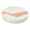 Hello Honey® Off-White and Terracotta Round Sandstone Coaster Set with Abstract Design